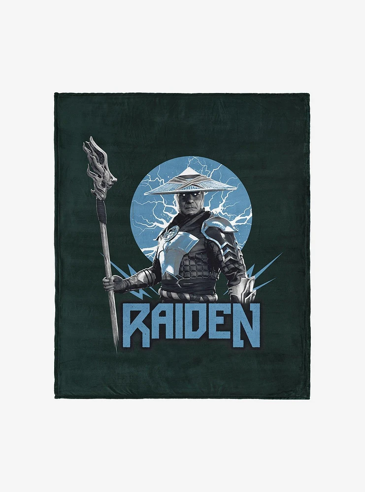 Mortal Kombat Raiden Silk Touch Throw Blanket