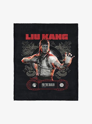 Mortal Kombat Liu Kang For the Shaolin Silk Touch Throw Blanket