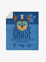 Paw Patrol Chase Mission Silk Touch Sherpa Throw Blanket
