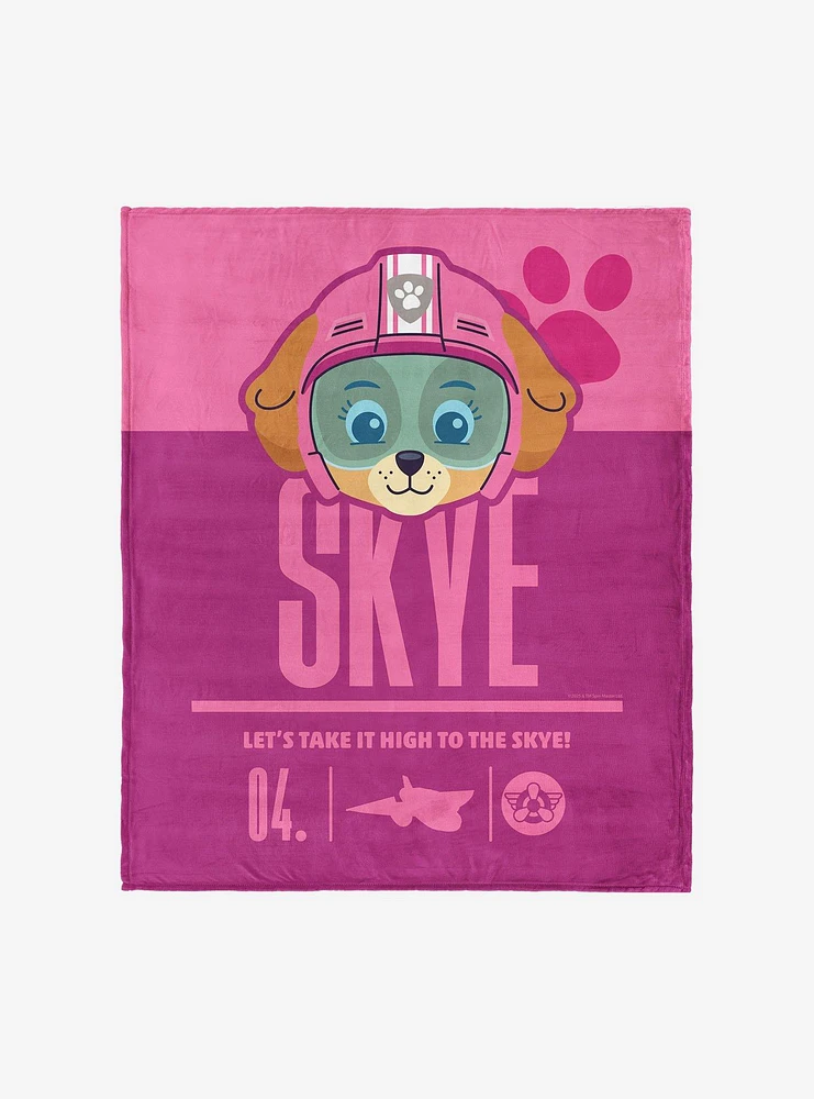 Paw Patrol High to the Skye 50x60" Silk Touch Throw Blanket