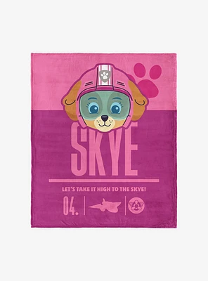 Paw Patrol High to the Skye 50x60" Silk Touch Throw Blanket