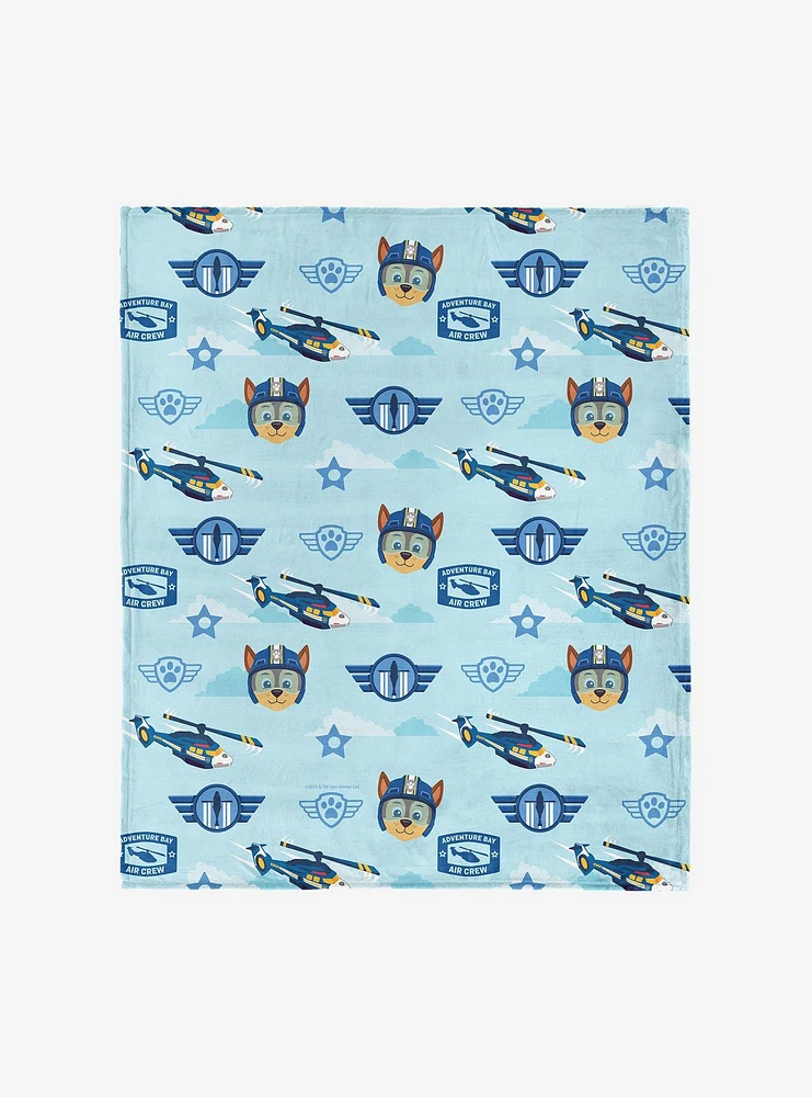 Paw Patrol Chase Rescue Pattern 50x60" Silk Touch Throw Blanket