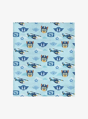 Paw Patrol Chase Rescue Pattern 50x60" Silk Touch Throw Blanket