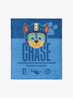 Paw Patrol Chase Mission 50x60" Silk Touch Throw Blanket