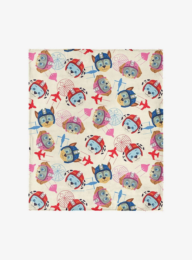 Paw Patrol Air Rescue Pattern 50x60" Silk Touch Throw Blanket