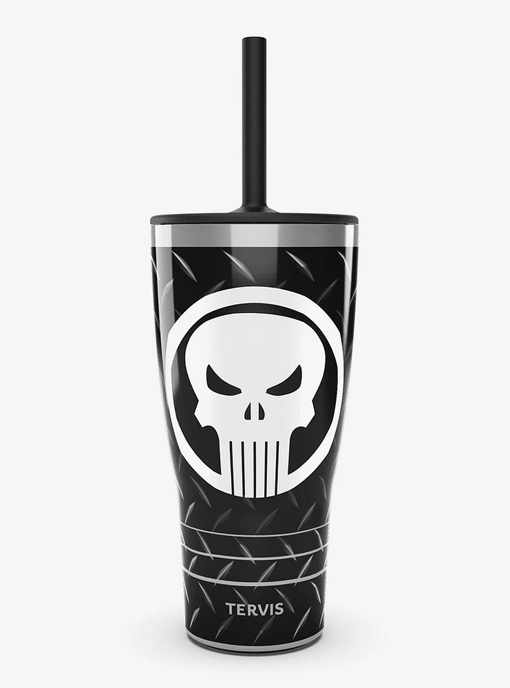 Marvel The Punisher Black Triple Insulated Tumbler Travel Cup