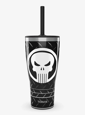 Marvel The Punisher Black Triple Insulated Tumbler Travel Cup