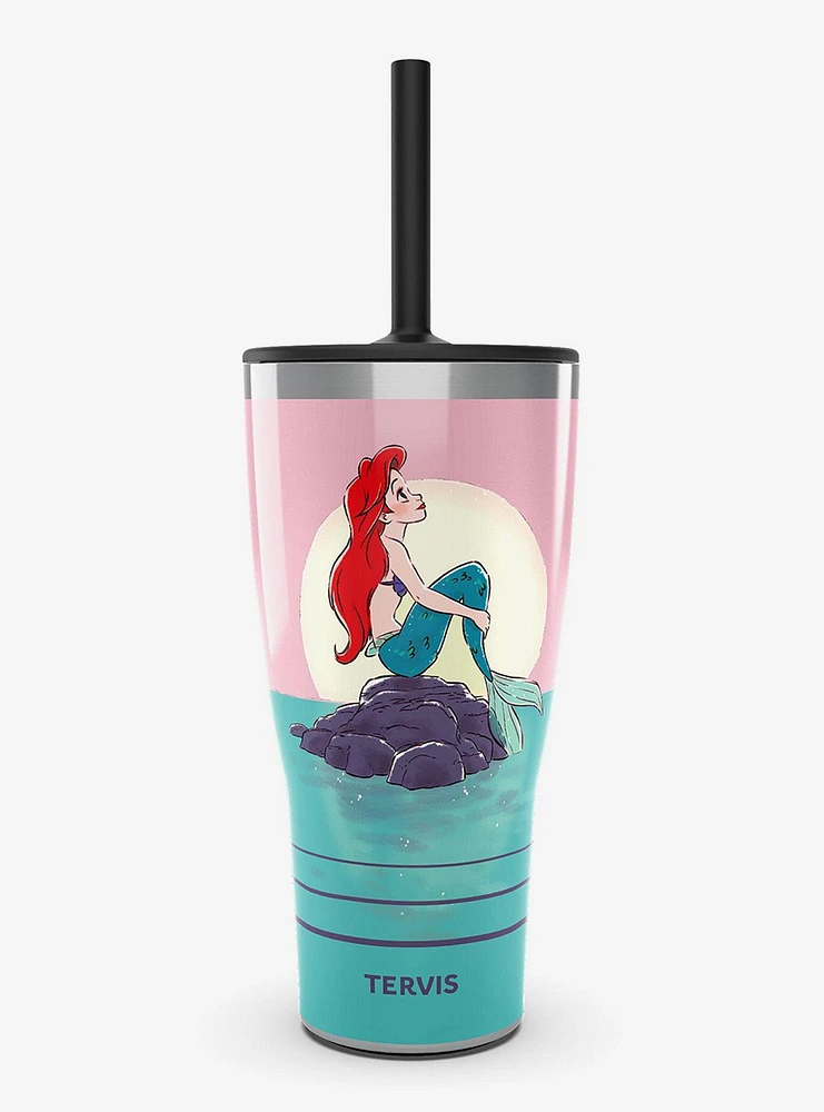 Disney The Little Mermaid Thoughtful Ariel Triple Insulated Tumbler Travel Cup