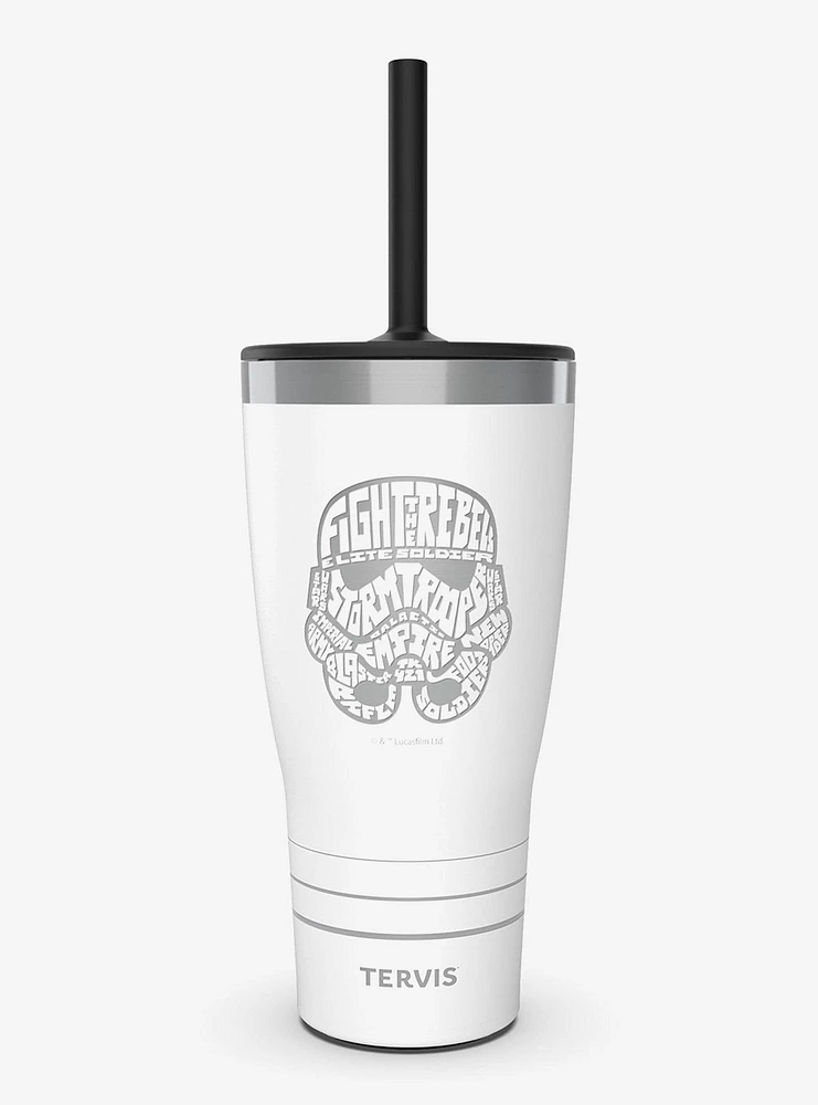 Star Wars Stormtrooper Wordle Triple Insulated Tumbler Travel Cup