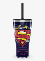 DC Comics Superman Strength Power N Justice Triple Insulated Tumbler Travel Cup