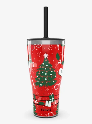 A Christmas Story Pattern Triple Insulated Tumbler Travel Cup