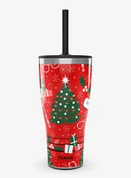 A Christmas Story Pattern Triple Insulated Tumbler Travel Cup