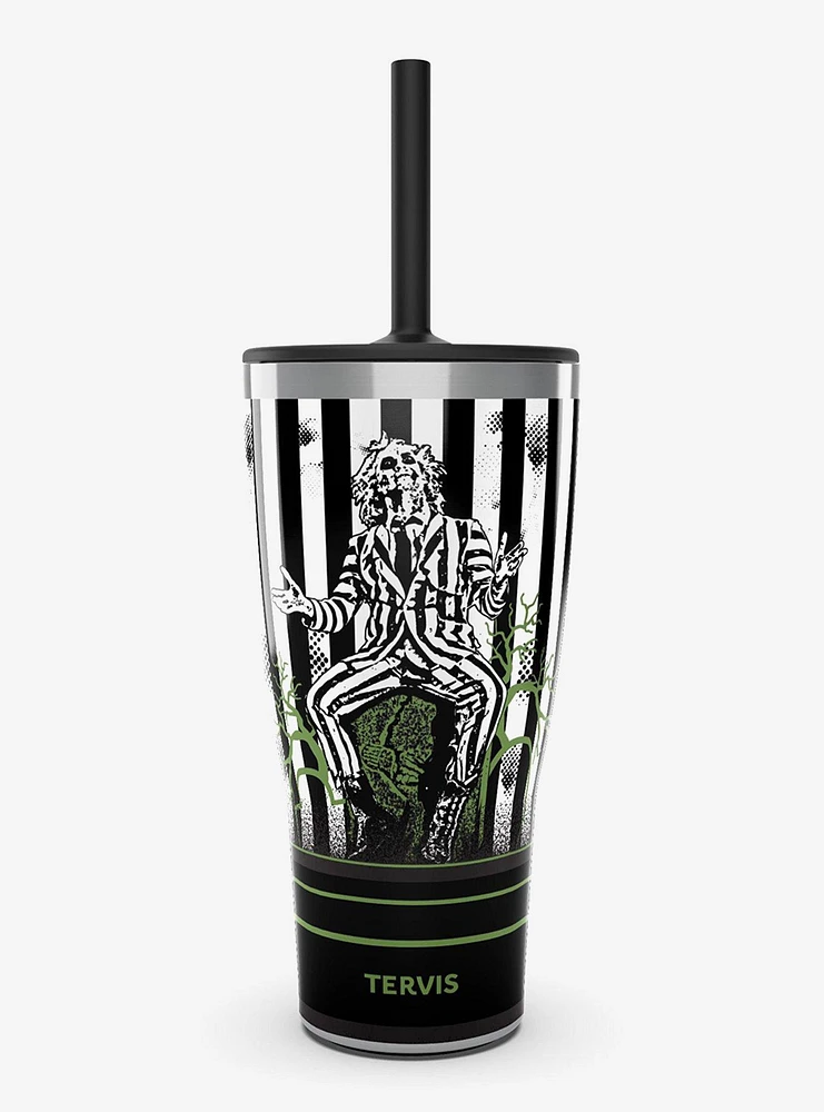 Beetlejuice Beetlejuice Beetlejuice Triple Insulated Tumbler Travel Cup