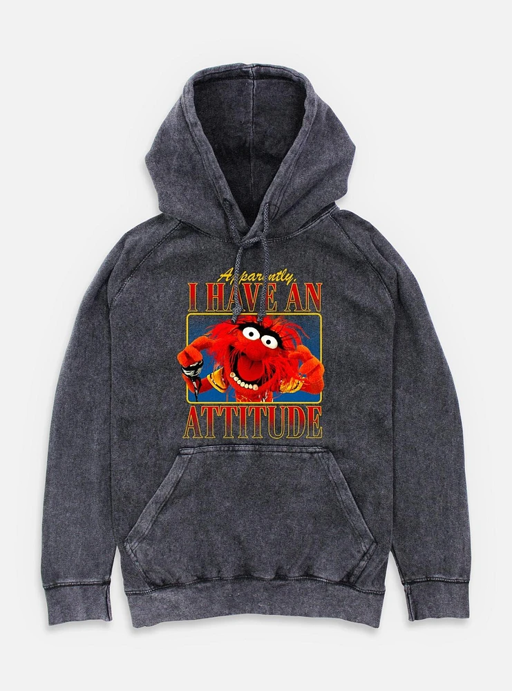 Disney The Muppets I Have An Attitude Mineral Wash Hoodie