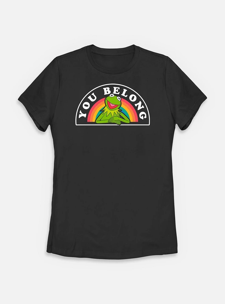 Disney The Muppets Kermit You Belong Womens T-Shirt