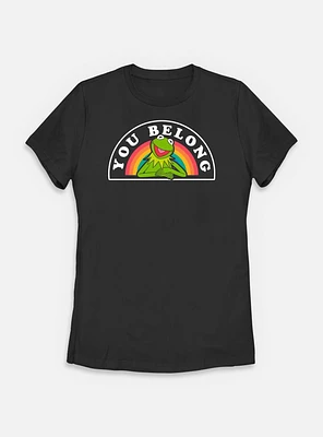 Disney The Muppets Kermit You Belong Womens T-Shirt