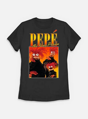 Disney The Muppets Pepe King Prawn Collage Womens T-Shirt