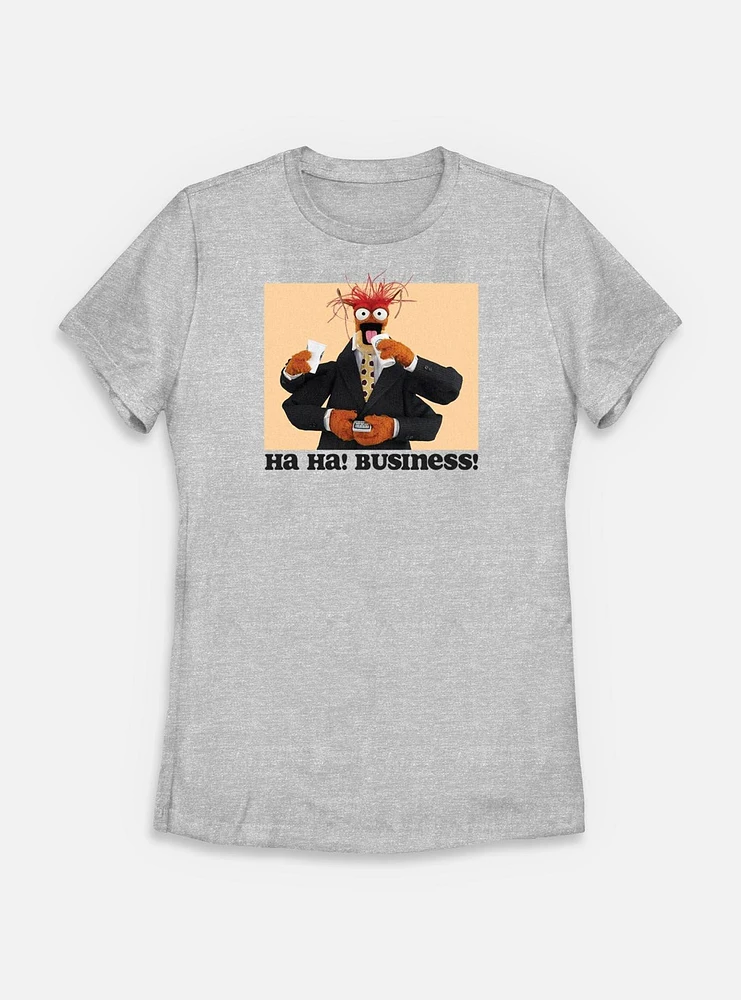 Disney the Muppets Pepe King Prawn Ha Business Womens T-Shirt