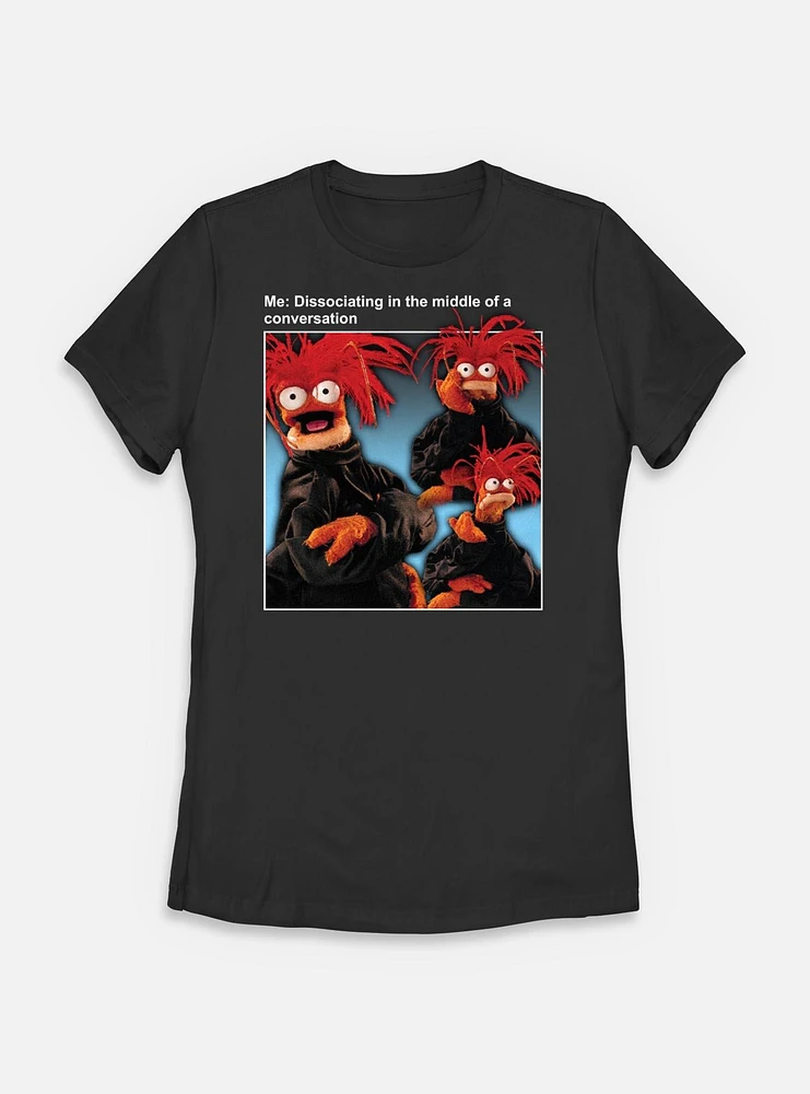 Disney The Muppets Pepe Dissociating Meme Womens T-Shirt