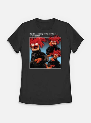 Disney The Muppets Pepe Dissociating Meme Womens T-Shirt