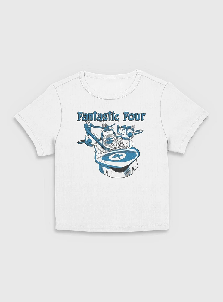 Marvel Fantastic Four Classic Fantasticar Womens Baby T-Shirt