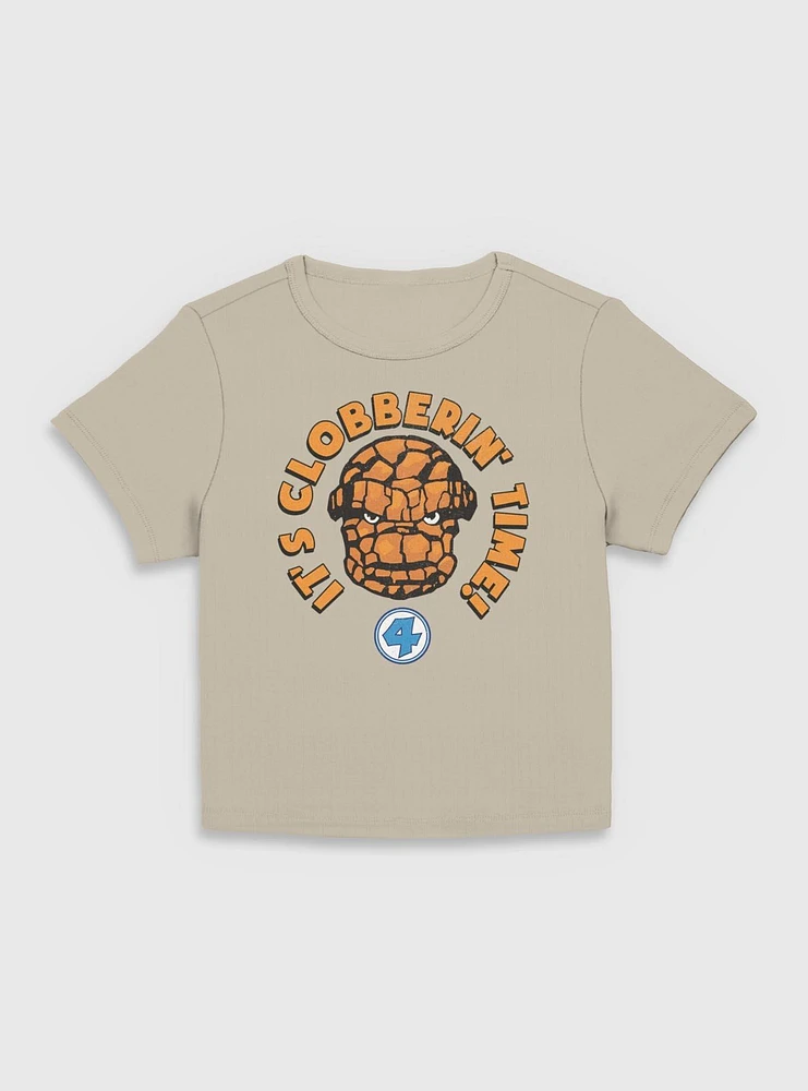 Marvel Fantastic Four The Thing Smash Womens Baby T-Shirt