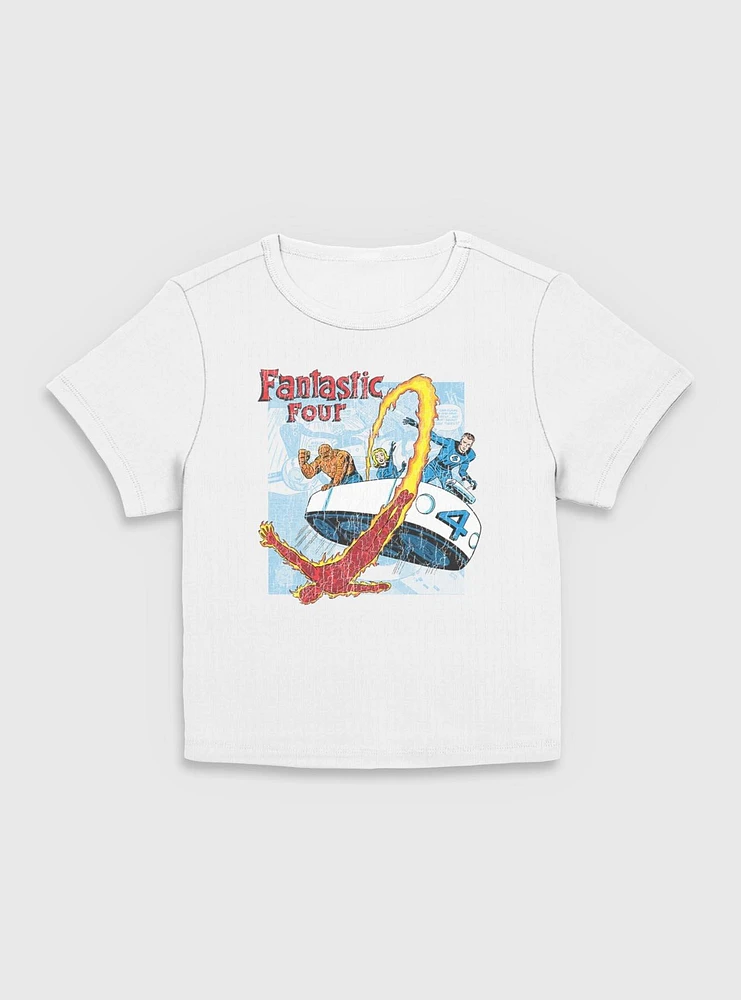 Marvel Fantastic Four Classic Comic Womens Baby T-Shirt