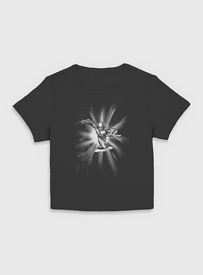 Marvel Fantastic Four Silver Surfer Action Womens Baby T-Shirt