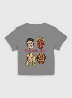 Marvel Fantastic Four Faces Womens Baby T-Shirt