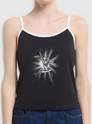 Marvel Fantastic Four Silver Surfer Action Womens Cami Tank Top