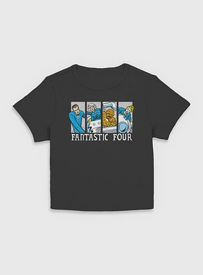 Marvel Fantastic Four Comic Panels Womens Baby T-Shirt