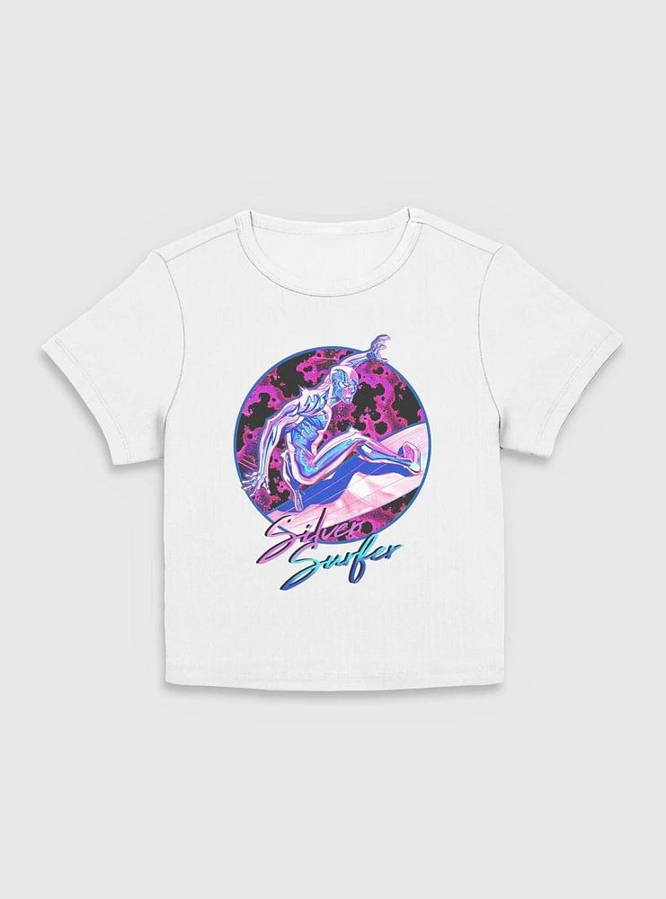 Marvel Fantastic Four Silver Surfer Classic Vibe Womens Baby T-Shirt