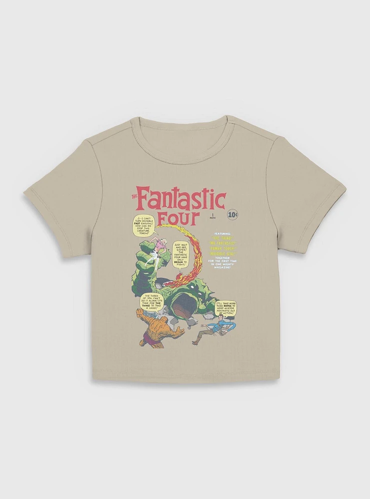 Marvel Fantastic Four Comic Vs Giganto Womens Baby T-Shirt