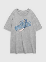 Marvel Fantastic Four Stretch Mr. Womens Oversized T-Shirt