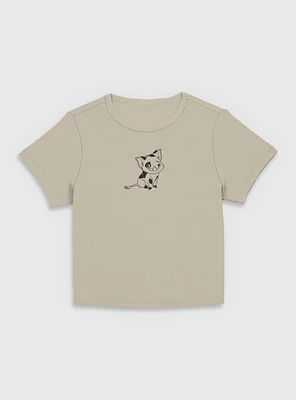 Disney Moana Pua Line Pocket  Women Baby T-Shirt