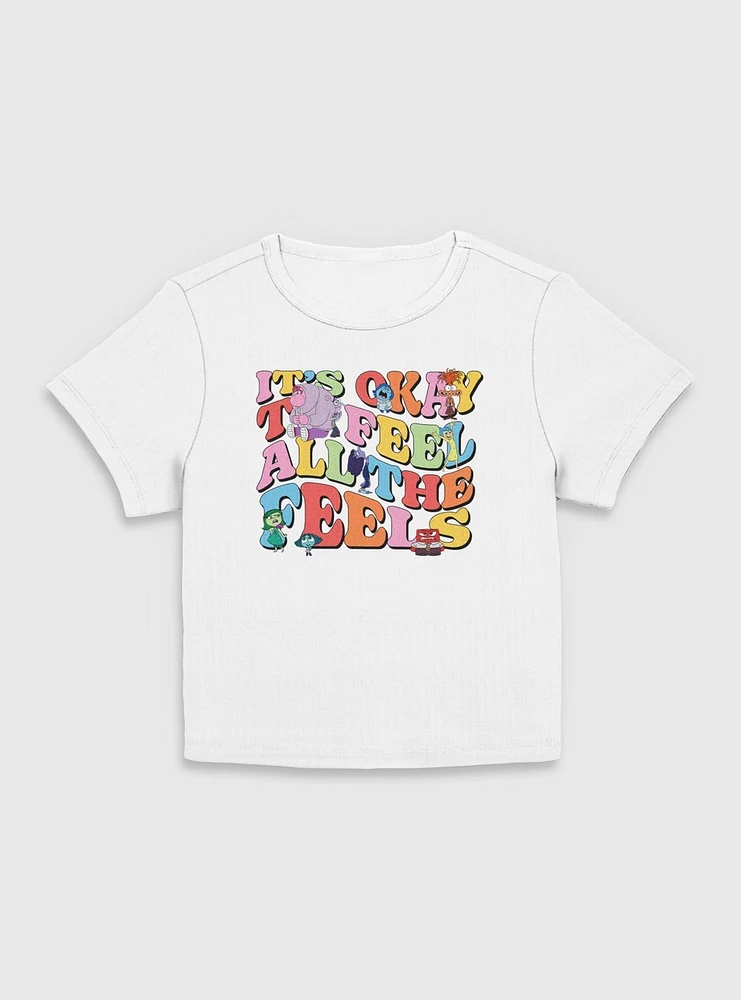 Disney Pixar Inside Out 2 Feel All The Feels Women Baby T-Shirt