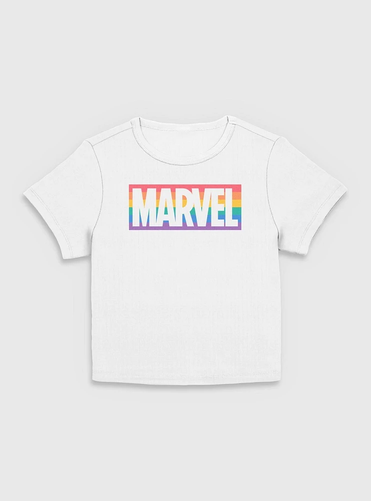 Marvel Pride Color Logo Women Baby T-Shirt