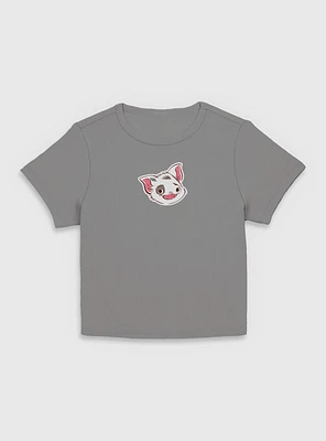 Disney Moana Big Face Pua  Women Baby T-Shirt