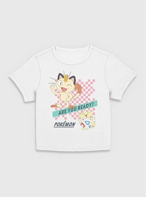 Pokemon Meowth Are You Ready Women Baby T-Shirt