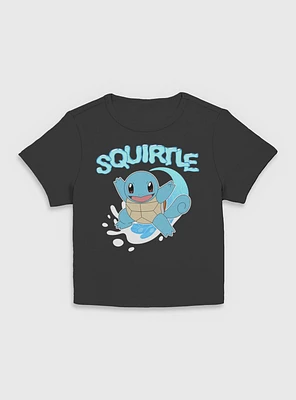 Pokemon Squirtle Water Type Women Baby T-Shirt