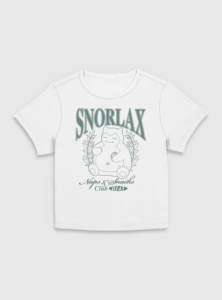 Pokemon Snorlax Collegiate  Women Baby T-Shirt