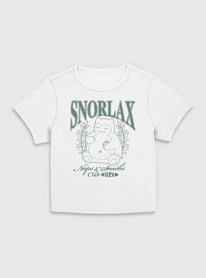 Pokemon Snorlax Collegiate  Women Baby T-Shirt