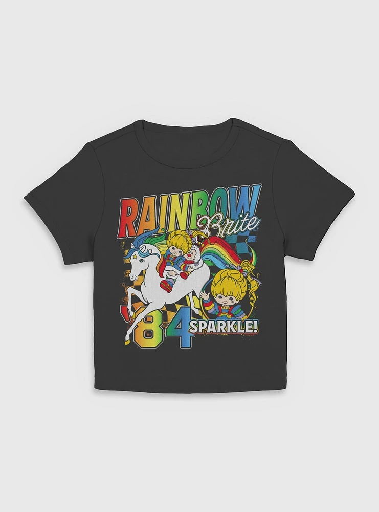 Rainbow Brite Racer Women Baby T-Shirt
