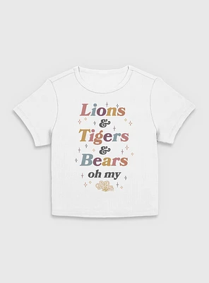 Wizard Of Oz Lions Tigers Bears  Women Baby T-Shirt
