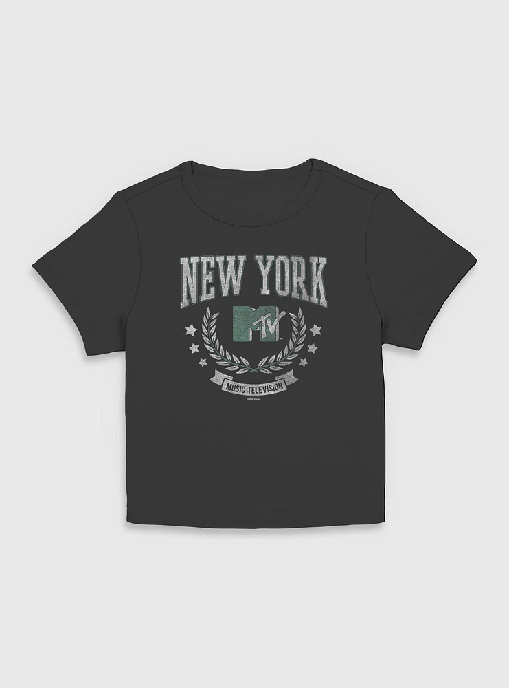 MTV New York Collegiate Logo Women Baby T-Shirt