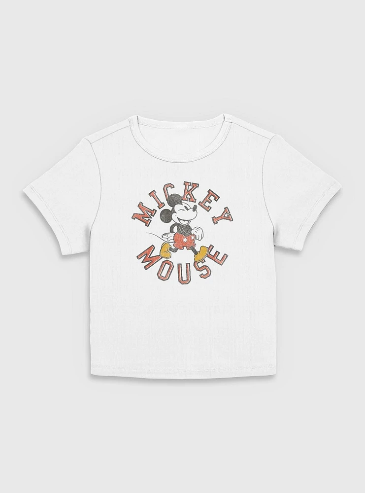Disney Mickey Mouse Collegiate Women Baby T-Shirt