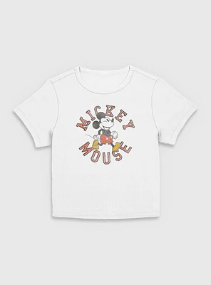 Disney Mickey Mouse Collegiate  Women Baby T-Shirt