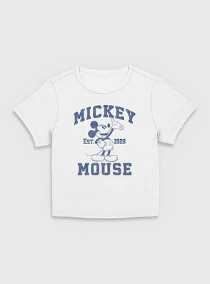 Disney Mickey Mouse Since 1928 Crop Women Baby T-Shirt