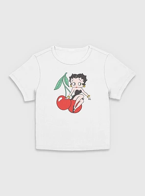 Betty Boop Cherries Women Baby T-Shirt