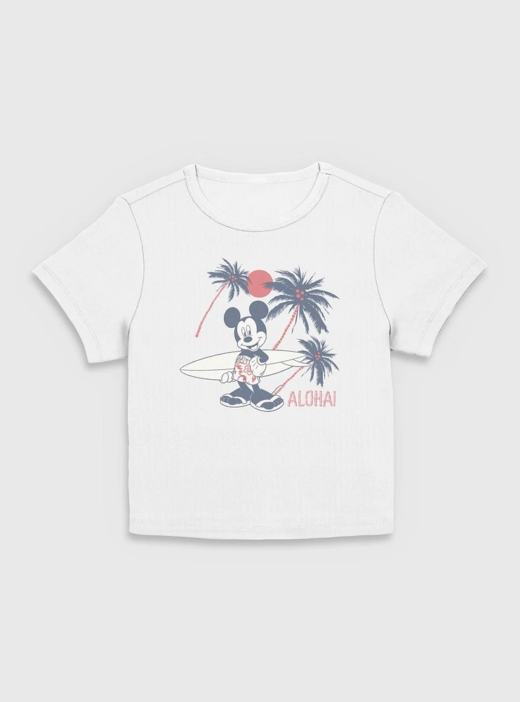 Disney Mickey Mouse Aloha Women Baby T-Shirt